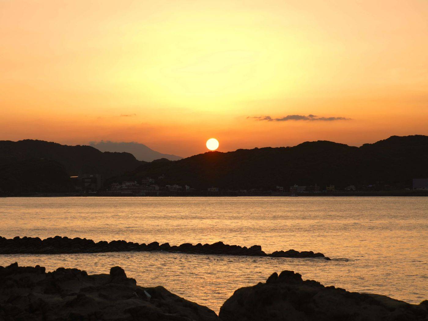 象鼻岩夕陽